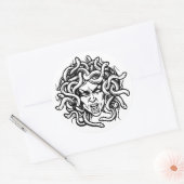 Sticker Rond Medusa (Enveloppe)