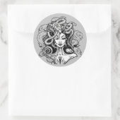 Sticker Rond Medusa (Sac)