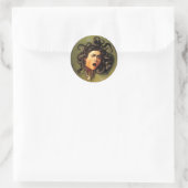 Sticker Rond Medusa, Caravaggio (Sac)