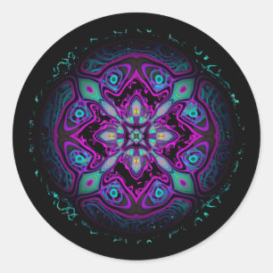 Sticker Rond Meduza (méduse/méduse, créature semblable à la méd