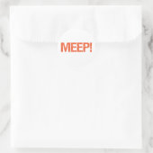 Sticker Rond Meep (Sac)