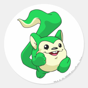 Sticker Rond Meerca Green