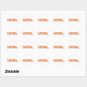 Sticker Rond MeetESQ.com (Feuille)