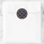 Sticker Rond Méfiez-vous du Brocade (Sac)
