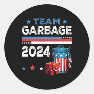 Sticker Rond Mega Garge Fière de Trump