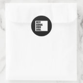 Sticker Rond Meilleur Bonus Maman Ever Step Maman (Sac)