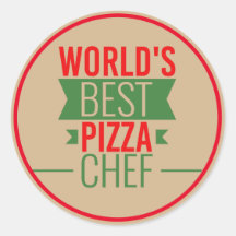 Meilleur chef de pizza du monde - vert rouge