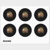 Sticker Rond meilleur chihuahuua dad evsunsunsunset (Feuille)