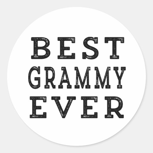 Sticker Rond Meilleur Grammy (Devant)