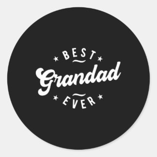 Sticker Rond Meilleur Grand-Père