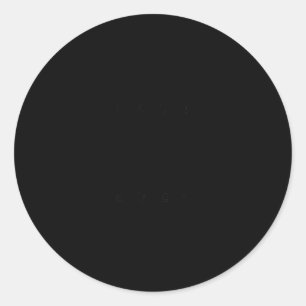 Sticker Rond Meilleur Nan Nan Jamais