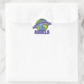 Sticker Rond Meilleure Abuela du Monde (Sac)