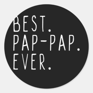 Sticker Rond Meilleure Fête des pères Cool Pap Ever