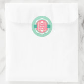 Sticker Rond Meilleure Maman Ever (Sac)