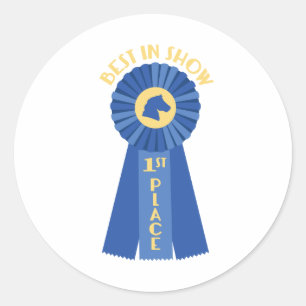 Sticker Rond Meilleure présentation
