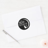Sticker Rond Meilleure sorcière - sorcières (Enveloppe)