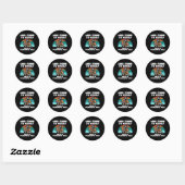 Sticker Rond Meilleure soudure Arc Pipeliner Pipeline (Feuille)