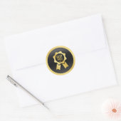 Sticker Rond Meilleure vente de prix (Enveloppe)