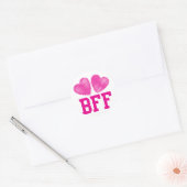 Sticker Rond Meilleurs amis de BFF pour toujours ! ! ! (Enveloppe)