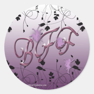 Sticker Rond Meilleurs amis pour toujours