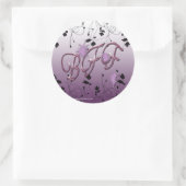 Sticker Rond Meilleurs amis pour toujours (Sac)