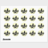 Sticker Rond Mejicano-Mexicano (Feuille)