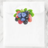 Sticker Rond Mélange de baies (Sac)