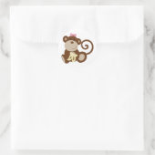 Sticker Rond Melanie Monkey Girl (Sac)