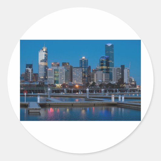 STICKER ROND MELBOURNE (Devant)