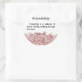 Sticker Rond Mélodies de l'amitié (Sac)