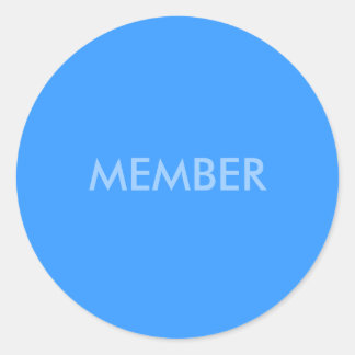 STICKER ROND MEMBRE
