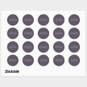 Sticker Rond Mème de parentalité S (Feuille)