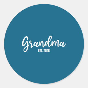 Sticker Rond Mémé est promue grand-mère