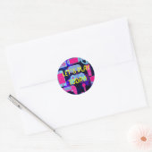 Sticker Rond mémé jouons (Enveloppe)