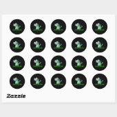 Sticker Rond Mème Lizard Lizard Lizard Lizard Drôle T-s Graphiq (Feuille)