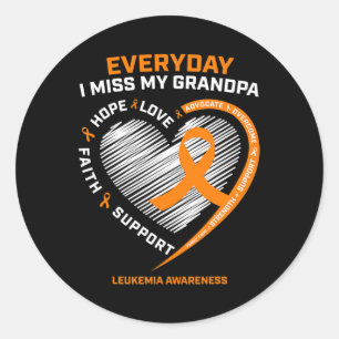 Sticker Rond Mémoire De Mon Grand-Père Remembrasser Les Lauréat