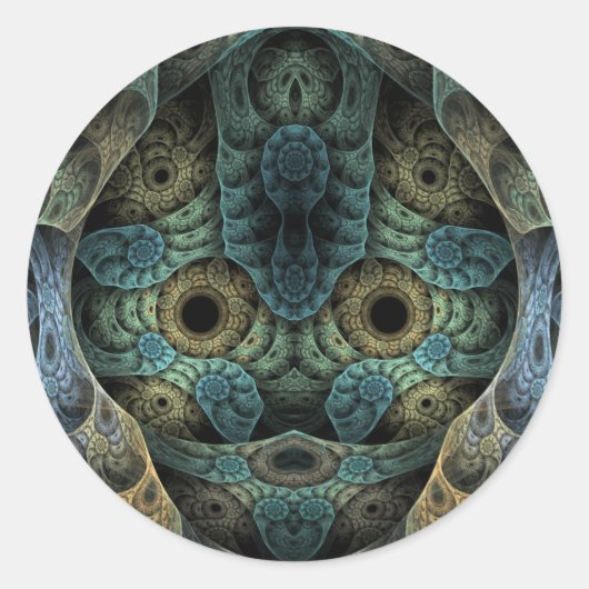 Sticker Rond Mémoire génétique (Devant)