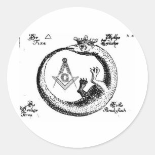 Sticker Rond mémoire maçonnique