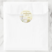 Sticker Rond Mémorial funéraire de Lily Candle (Sac)