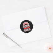 Sticker Rond Memphis Showboats Usfl Throwback (Enveloppe)