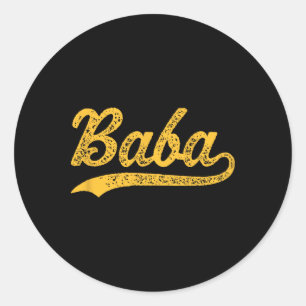 Sticker Rond Mens Baba arabe Papa Fête des Pères persan iranien