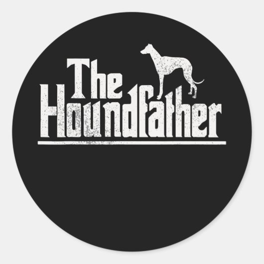 Sticker Rond Mens Plott Hound Dog Plott Hound Cadeaux Drôle (Devant)