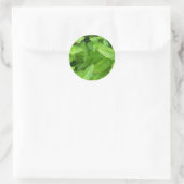 Sticker Rond Menthe (Sac)