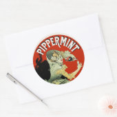 Sticker Rond Menthe (Enveloppe)