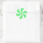 Sticker Rond Menthe verte (Sac)