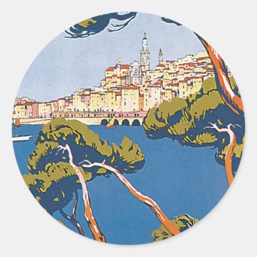 Sticker Rond Menton (Devant)