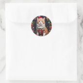 Sticker Rond Meowy (Sac)