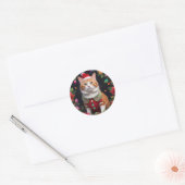 Sticker Rond Meowy (Enveloppe)