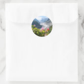 Sticker Rond Mer de Glace - Chamonix (Sac)