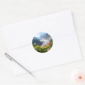 Sticker Rond Mer de Glace - Chamonix (Enveloppe)